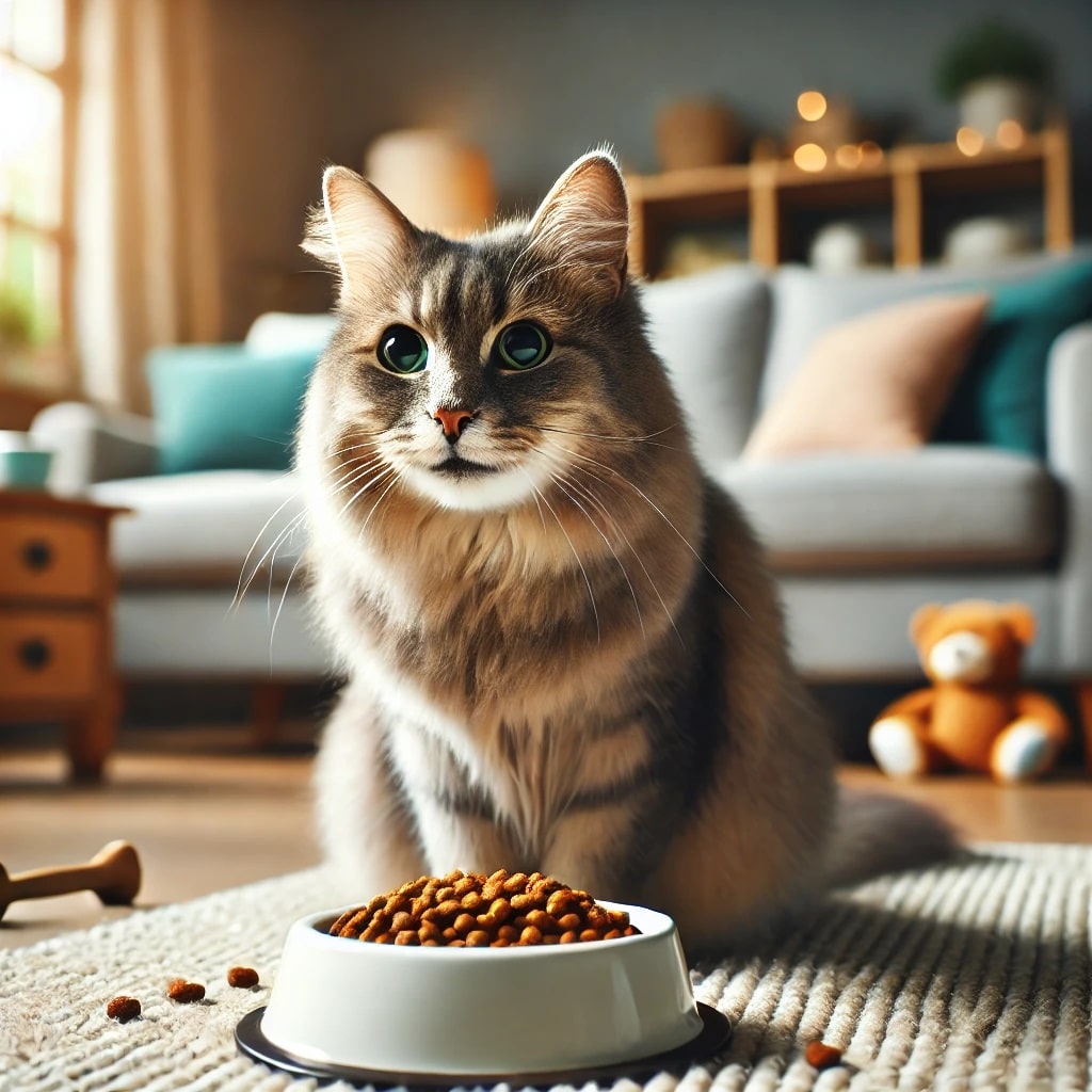 Croquettes chat senior