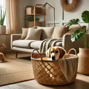 Les avantages des paniers en osier pour le bien-être des chiens